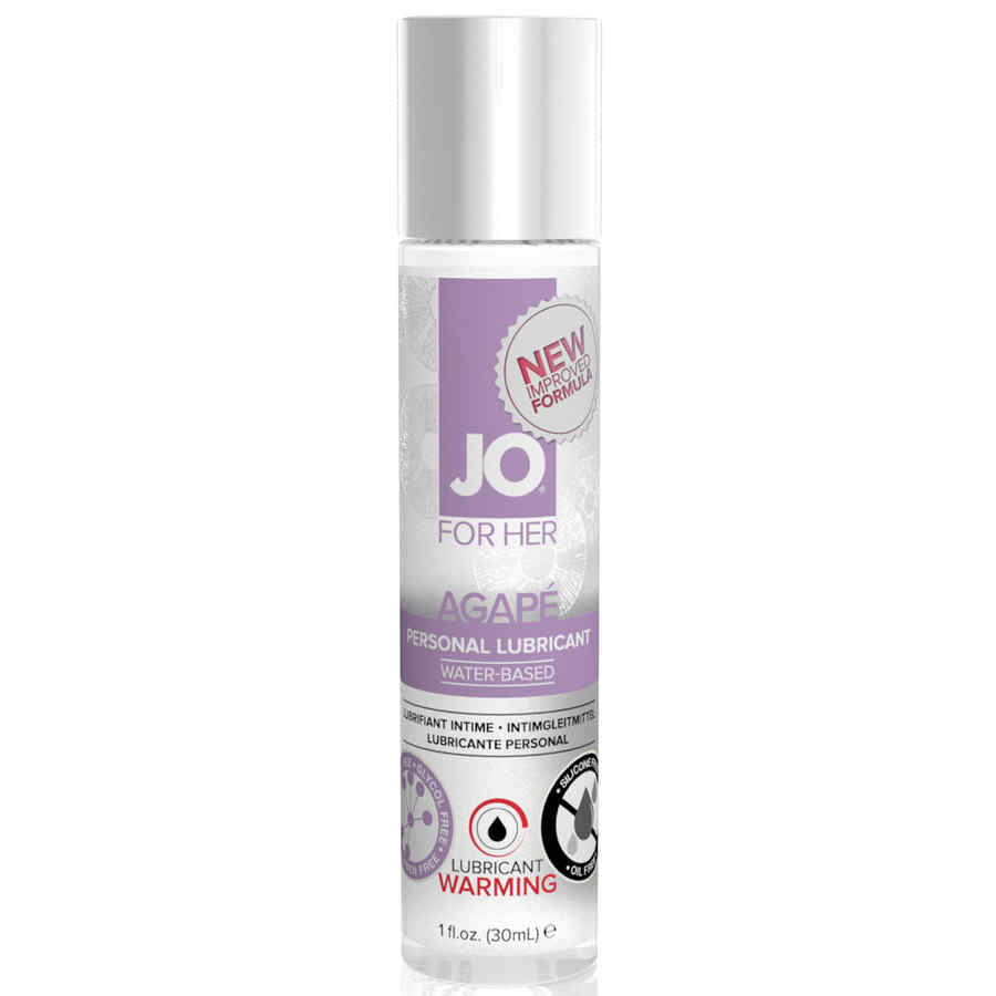 Náhled produktu System JO - For Her Agape Lubricant Warming 30 ml - lubrikant na vodní bázi pro ženy, s hřejivým efektem