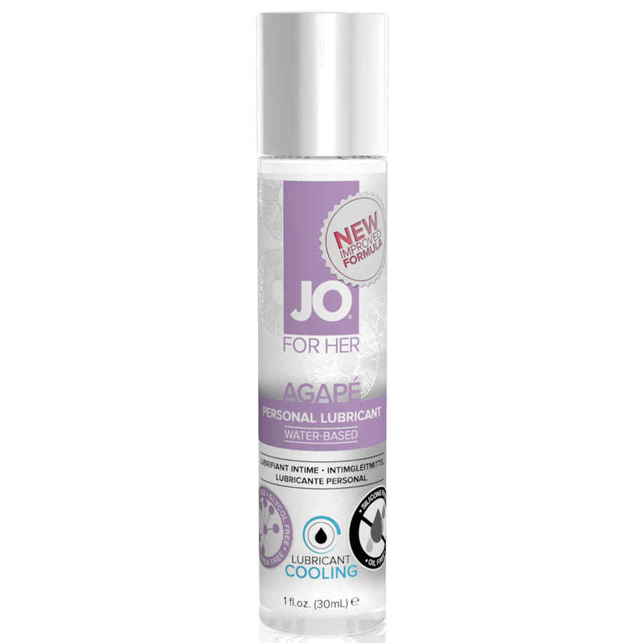 Hlavní náhled produktu System JO - For Her Agape Lubricant Cool 30 ml - lubrikant na vodní bázi pro ženy, s chladivým efektem