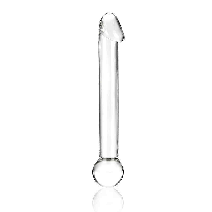 Náhled produktu Skleněné dildo s realistickým žaludem Glas Realistic Head Glass Dildo