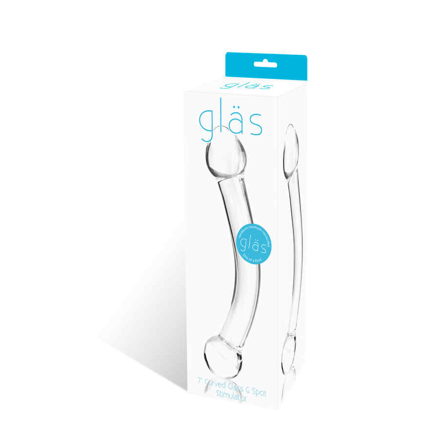 Náhled produktu Skleněné dildo tvarované pro stimulaci bodu G Glas Curved G-Spot Stimulator
