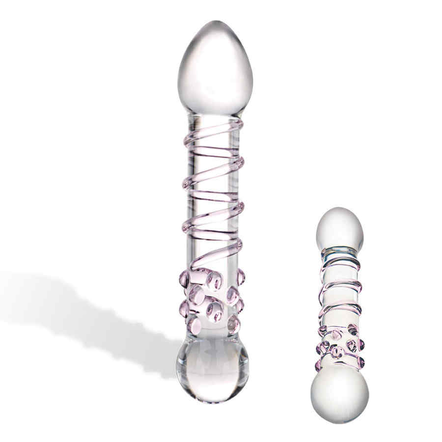 Náhled produktu Skleněné tvarované dildo Glas Spiral Staircase Full Glass Dildo