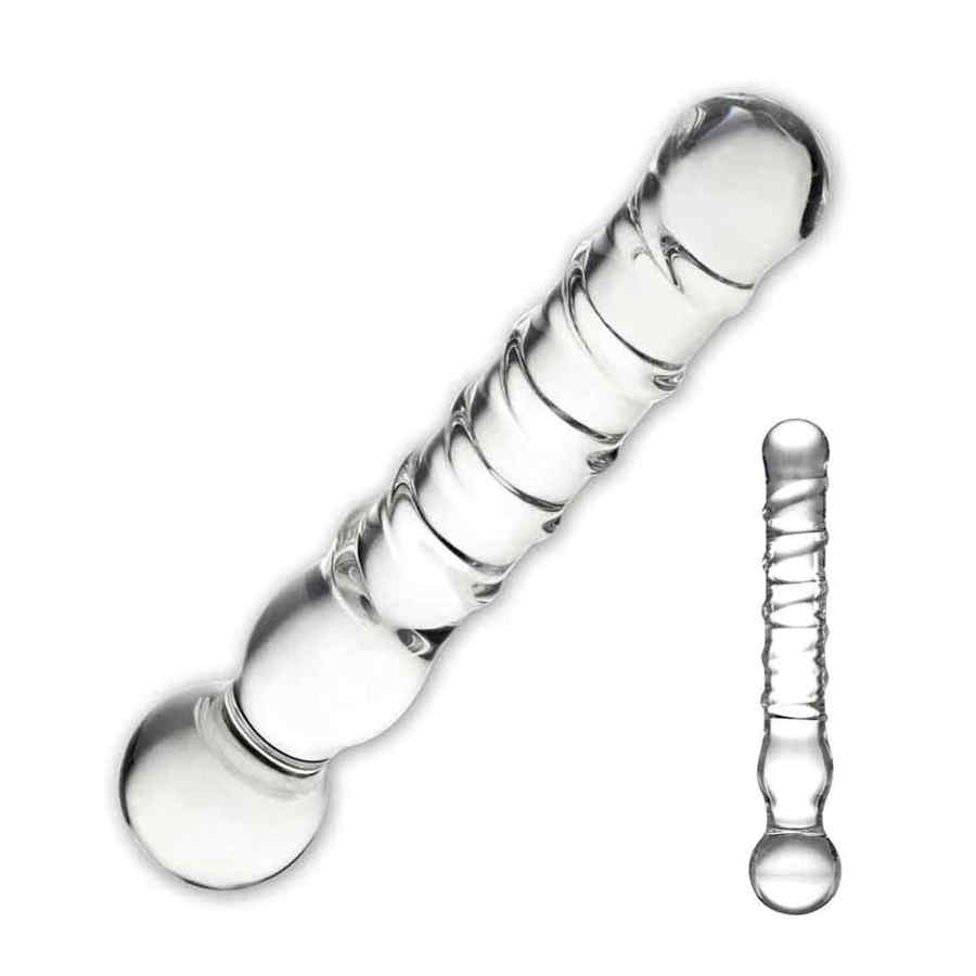 Náhled produktu Skleněné dildo Glas Joystick Clear Glass Dildo