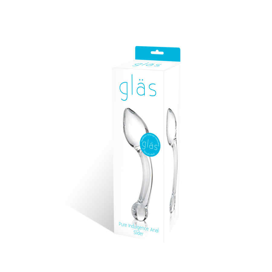 Náhled produktu Skleněné dildo Glas Pure Indulgence Glass Anal Slider