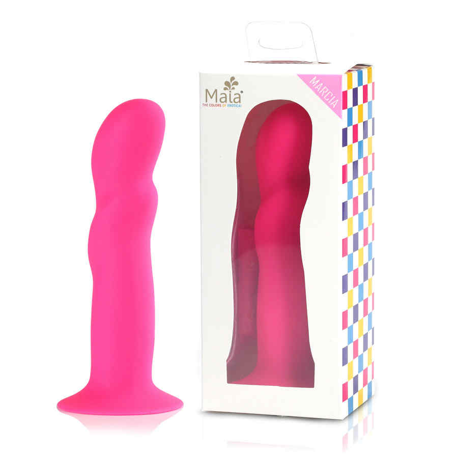 Náhled produktu Dildo s přísavkou Maia Toys, neonová růžová