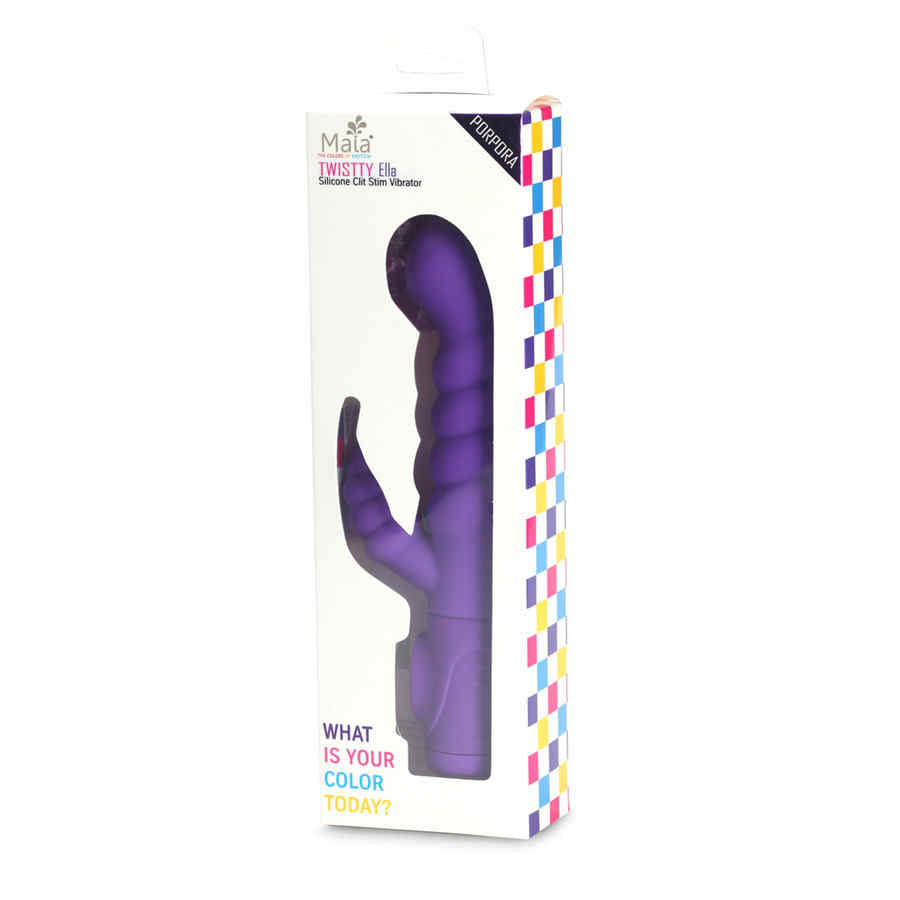Náhled produktu Maia Toys - Swirl Vibrator Alice vibrátor s dvojitou stimulací, fialová