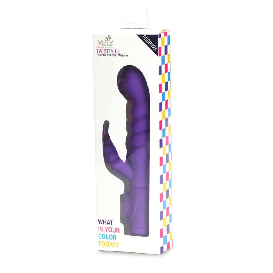 Náhled produktu Vibrátor s dvojitou stimulací Maia Toys Swirl Vibrator Alice, fialová