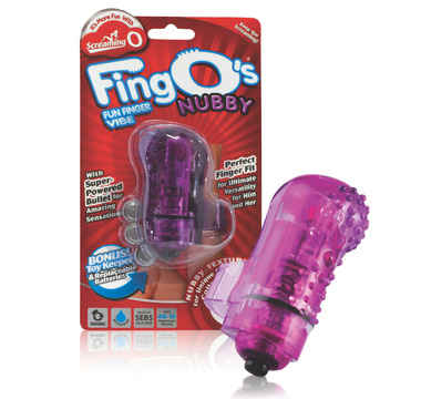 Náhled produktu Minivibrátor na prst The Screaming O The FingO, čirá fialová