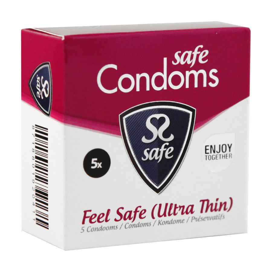 Hlavní náhled produktu Safe - Feel Safe Condoms Ultra-Thin - ultra tenké kondomy, 5 ks