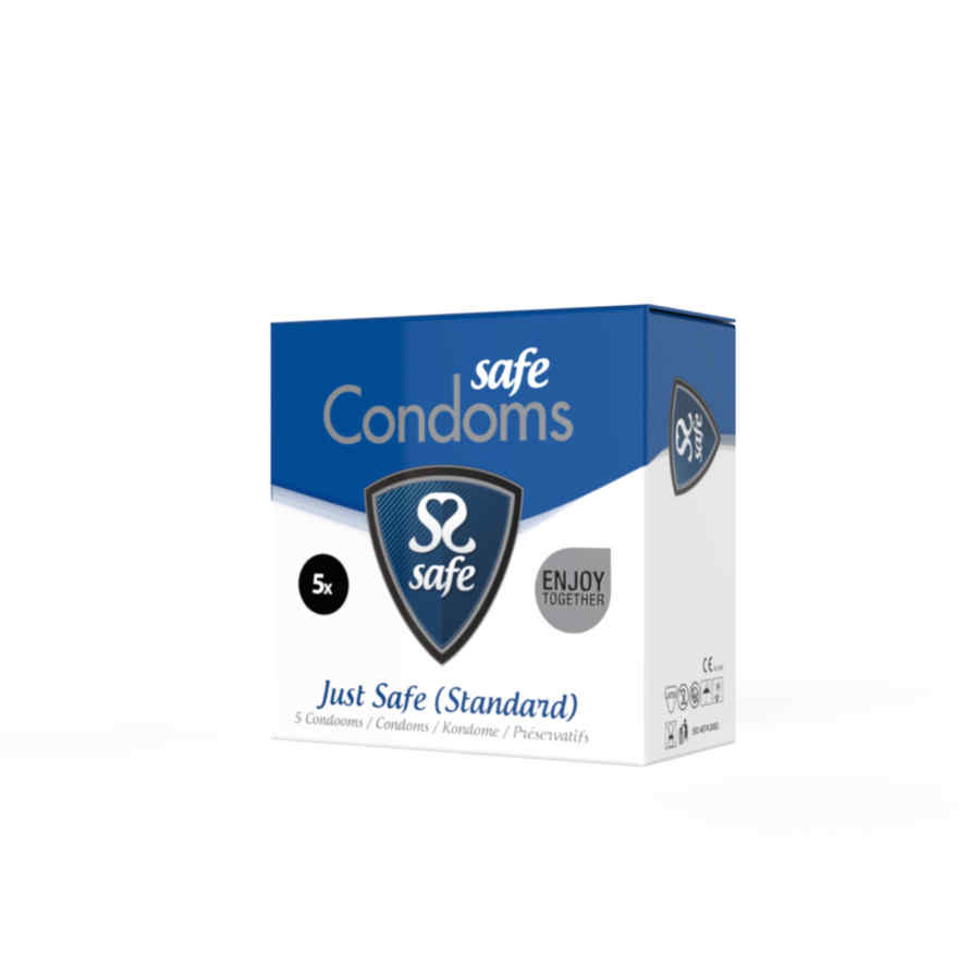 Hlavní náhled produktu Safe - Just Safe Condoms Standard - standartní kondomy, 5 ks