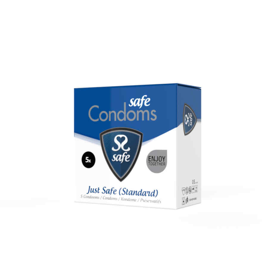 Náhled produktu Kondomy Safe Just Safe Condoms Standard, 5 ks