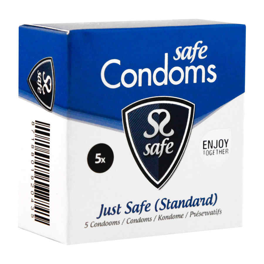 Náhled produktu Kondomy Safe Just Safe Condoms Standard, 5 ks