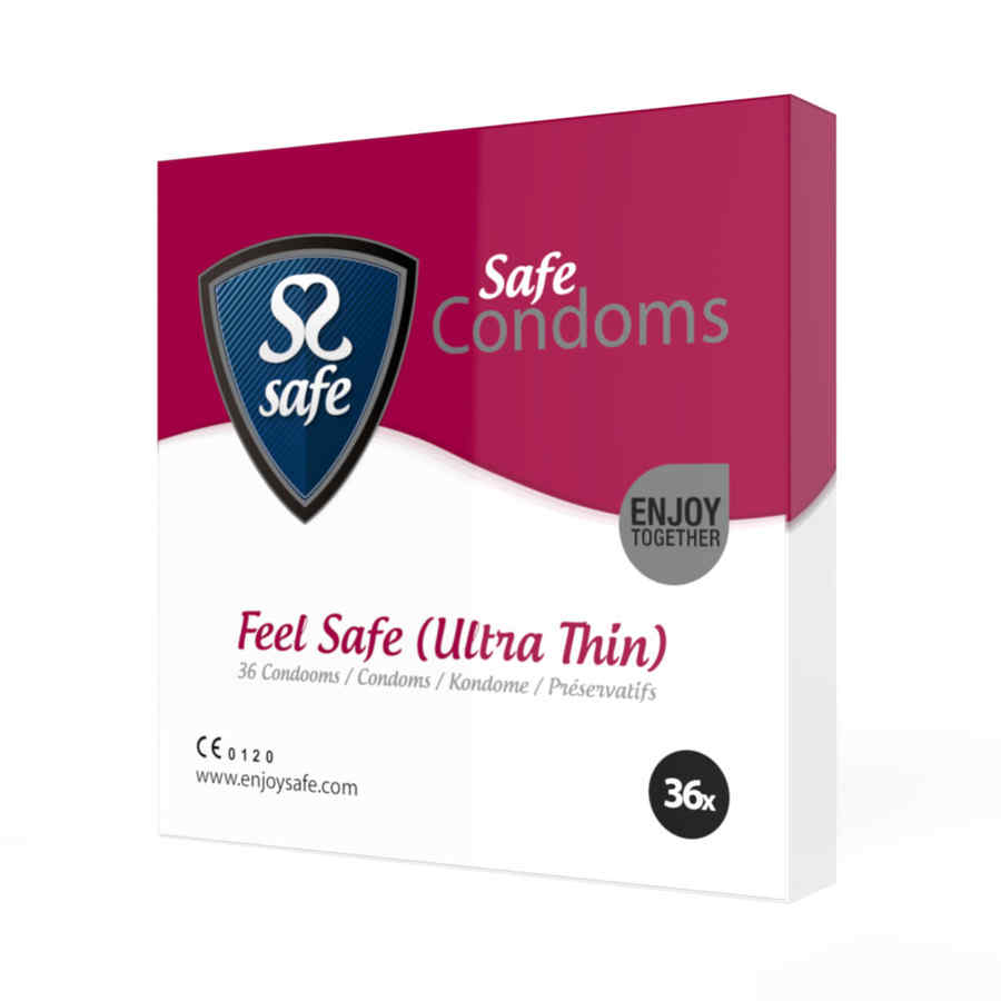 Náhled produktu Ultra tenké kondomy Safe Feel Safe Ultra Thin, 36 ks