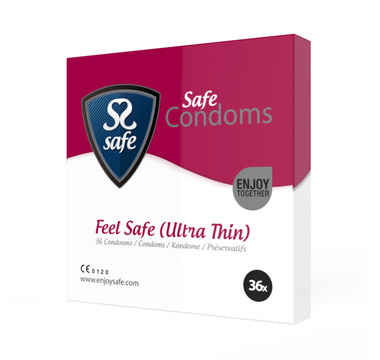 Náhled produktu Safe - Feel Safe Condoms Ultra-Thin - ultra tenké kondomy, 36 ks