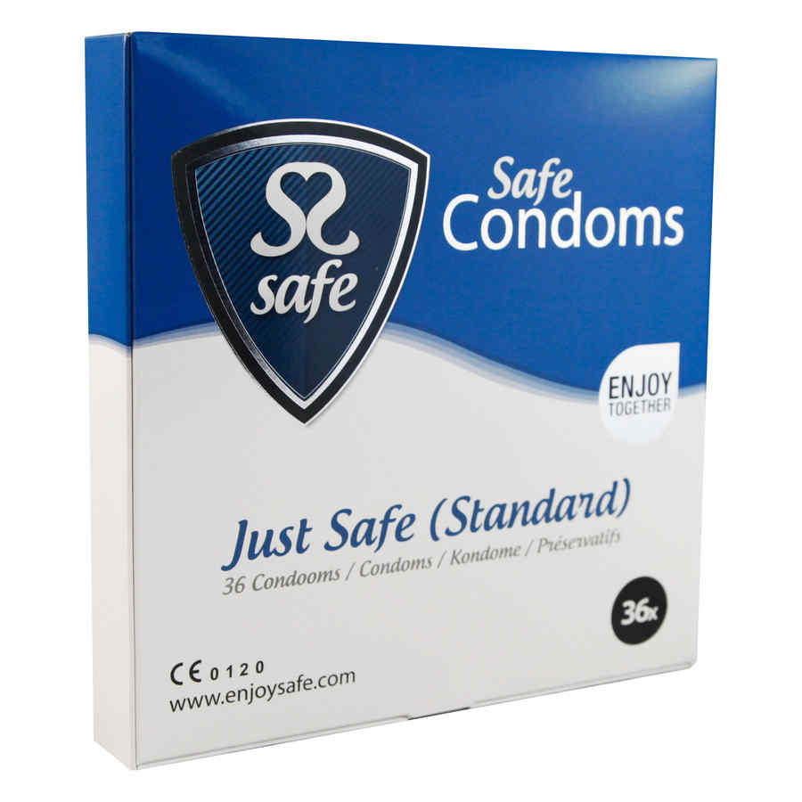 Náhled produktu Kondomy Safe Just Safe Condoms Standard, 36 ks