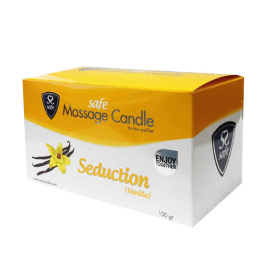 Náhled produktu Masážní svíčka Safe Massage Candle Seduction Vanilla, s vůní vanilky