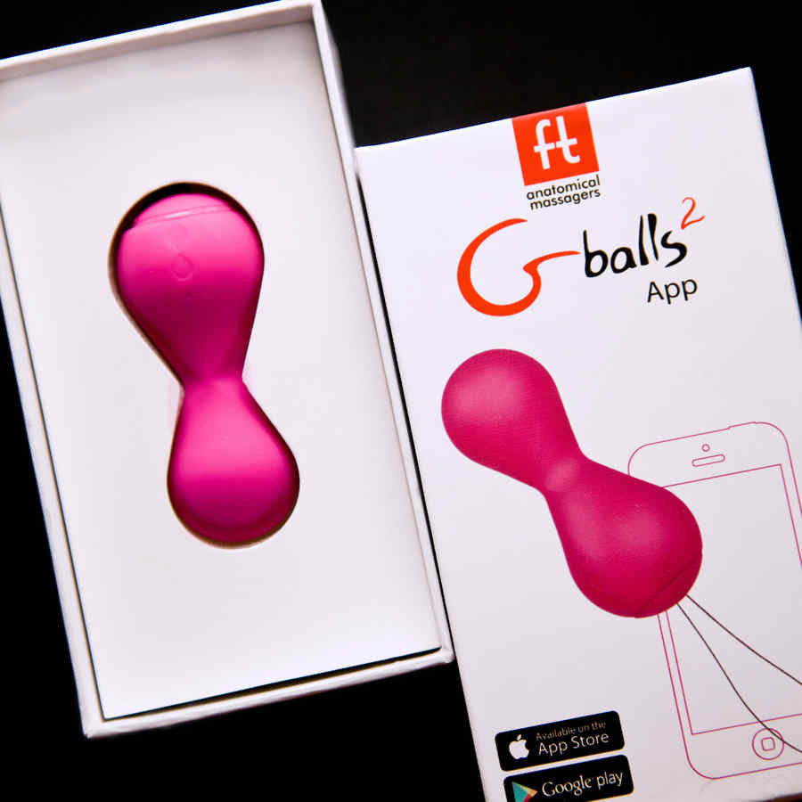 Náhled produktu Chytré venušiny kuličky Fun Toys Gballs 2, růžová