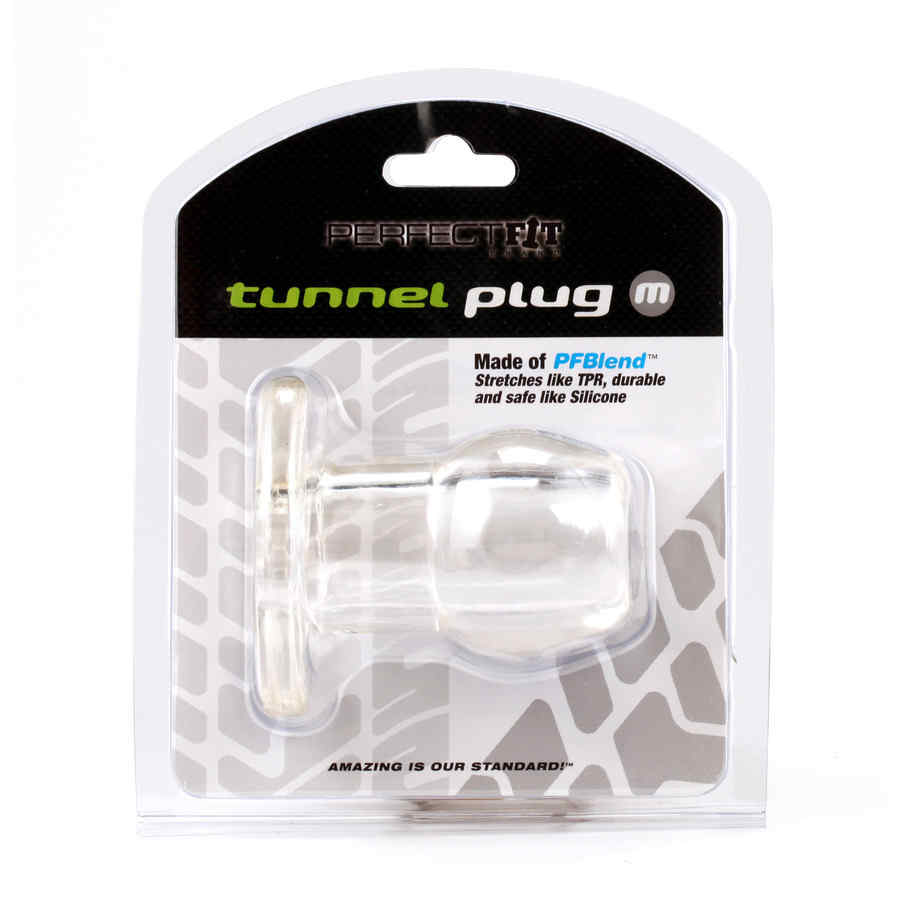 Náhled produktu Anální tunel Perfect Fit Tunnel Plug, vel. M, čirá