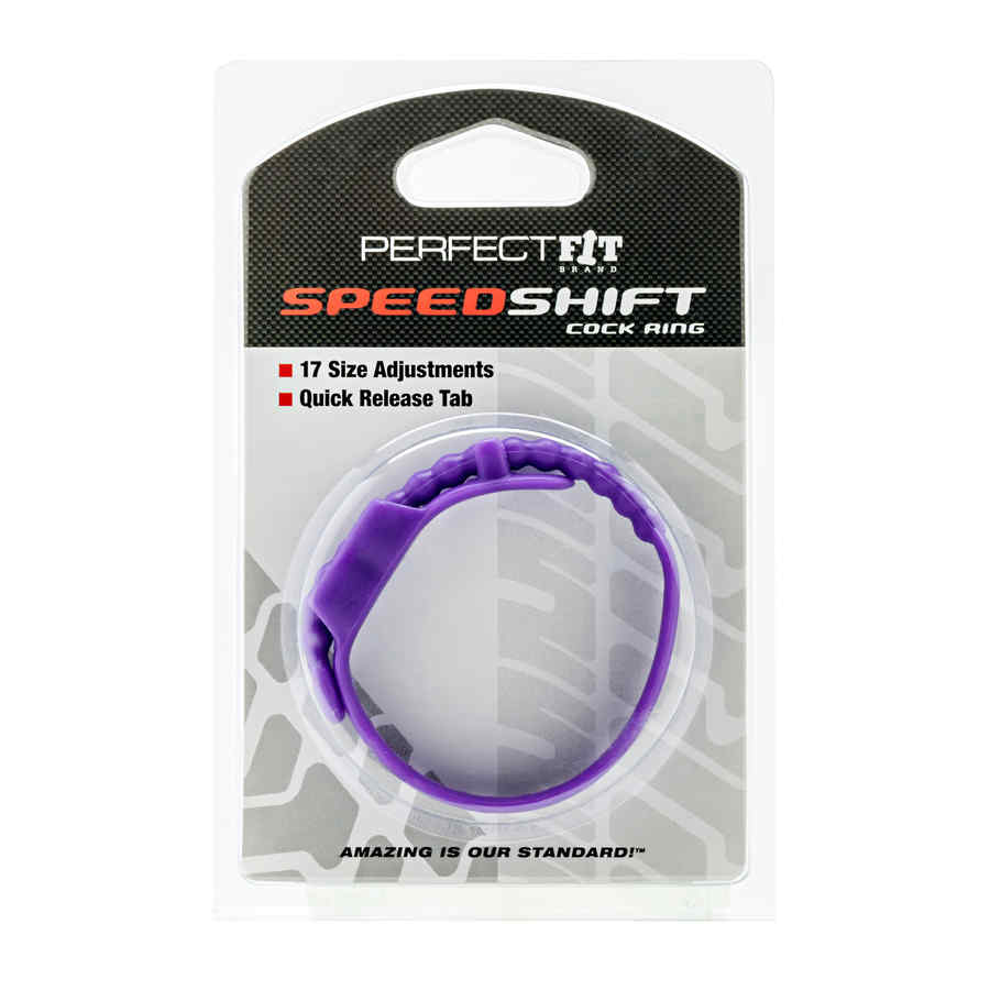 Náhled produktu Nastavitelný erekční kroužek Perfect Fit Speed Shift, fialová