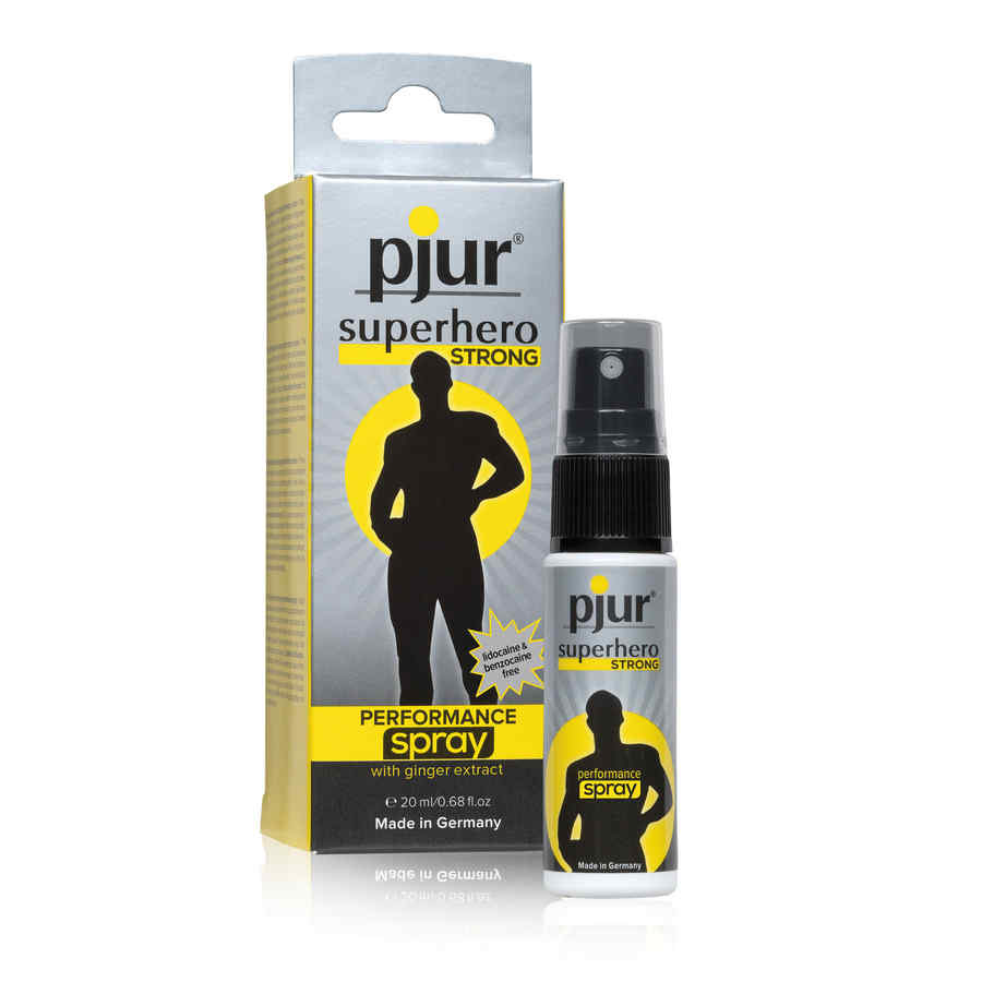 Hlavní náhled produktu Pjur - Superhero Strong 20 ml - sprej pro oddálení erekce