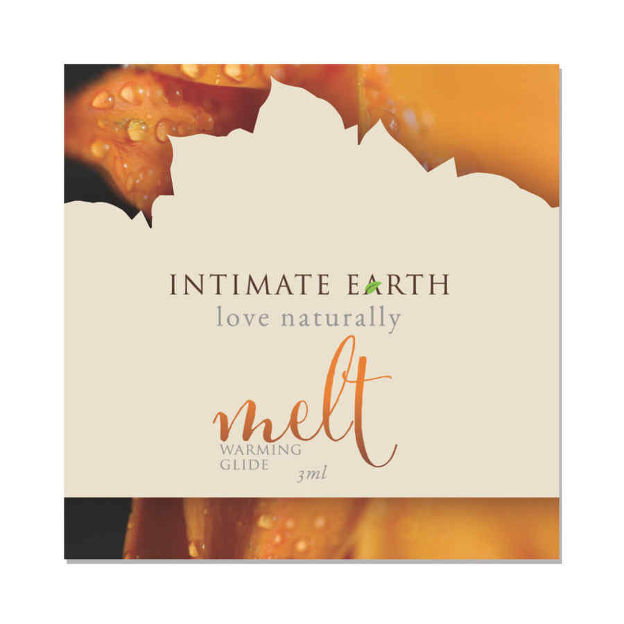 Náhled produktu Hřejivý lubrikant na bázi vody Intimate Earth Melt, 3 ml ve folii