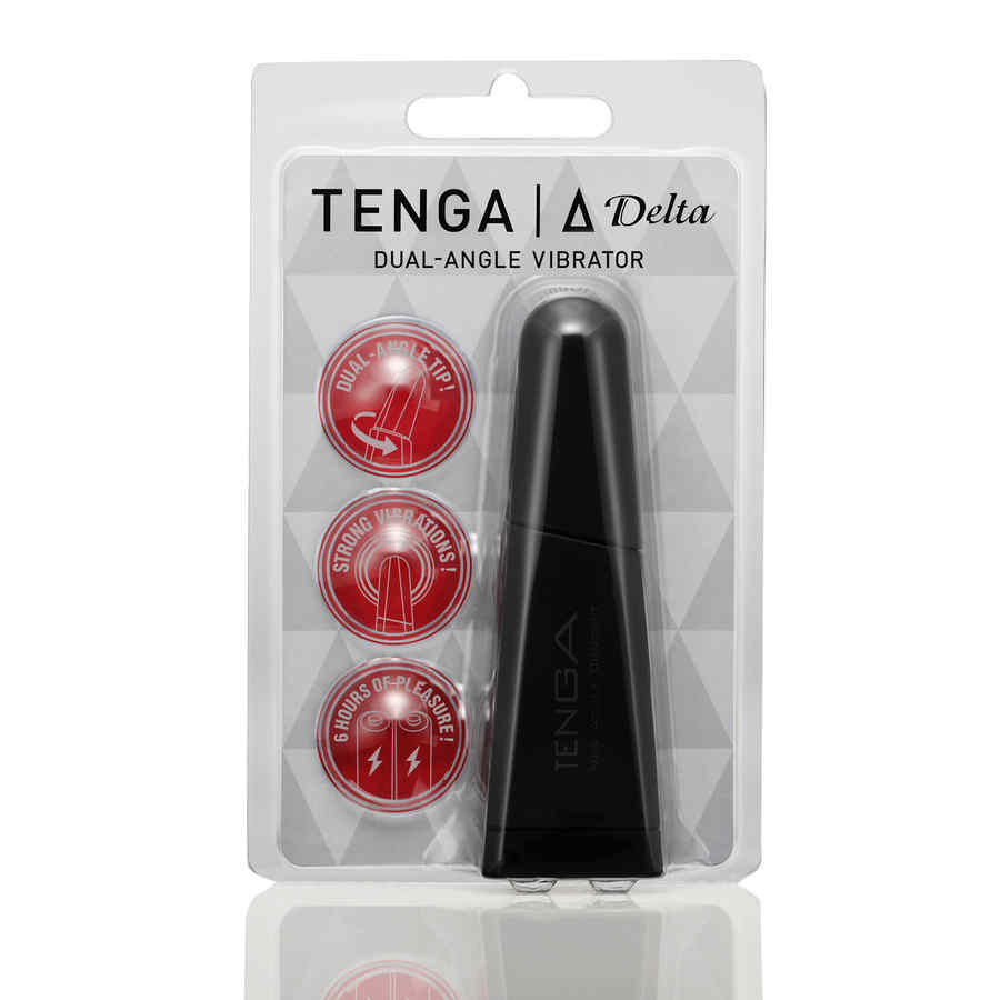 Náhled produktu Vibrátor s otočným kloubem Tenga Delta, černá