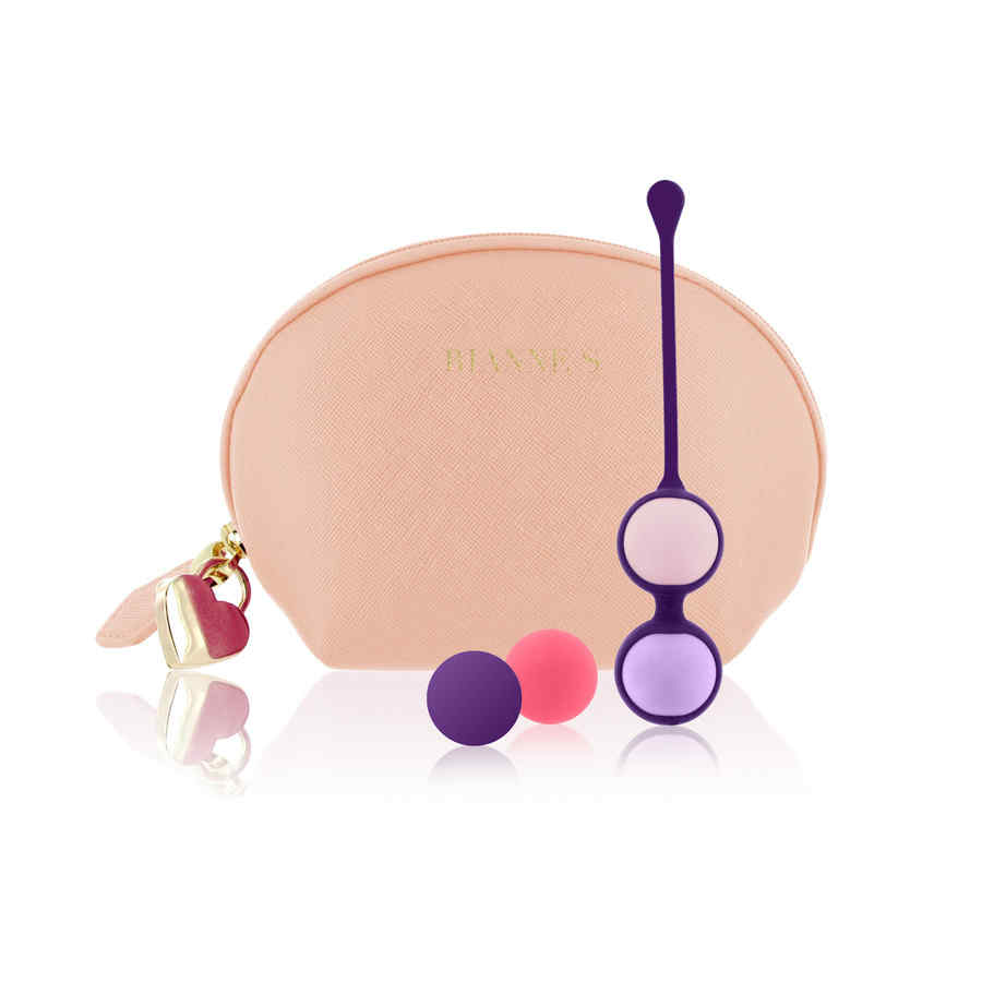 Náhled produktu Rianne S - Essentials - Pussy Playballs venušiny kuličky s taštičkou na zámek - tělová