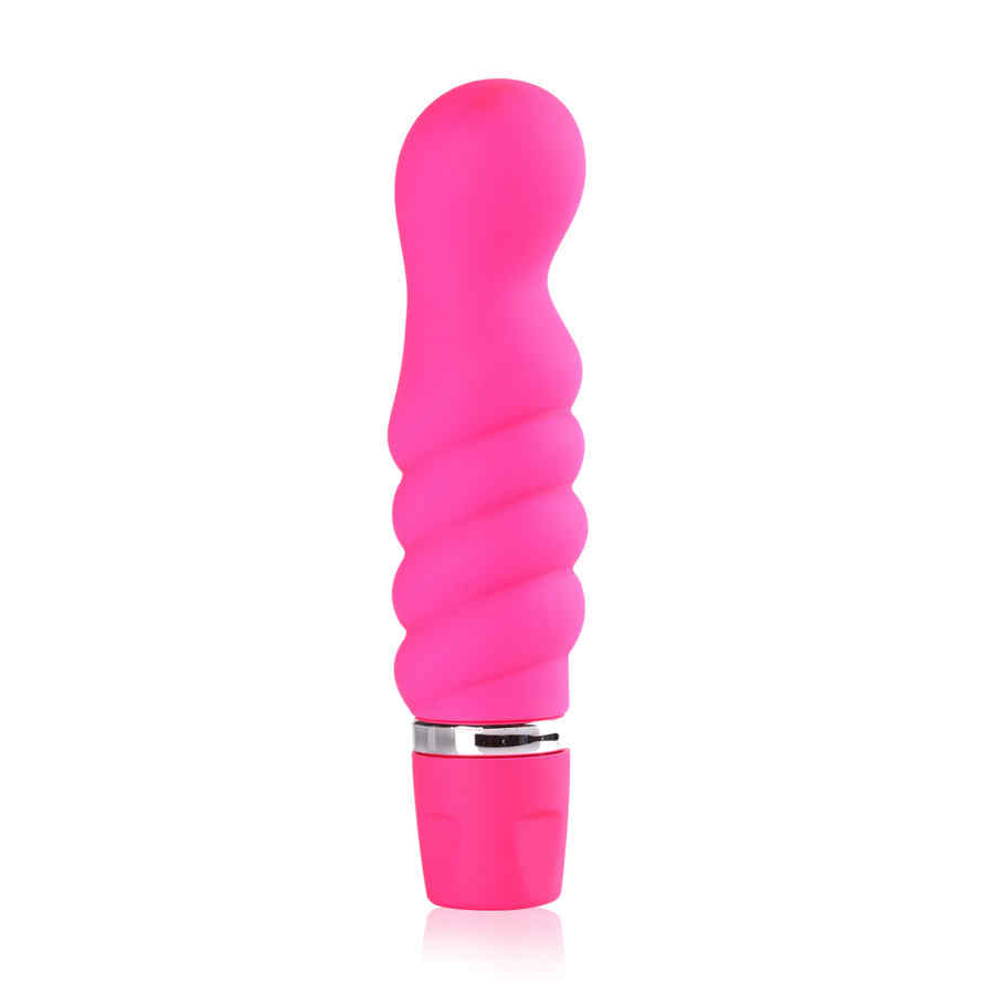 Hlavní náhled produktu Maia Toys - Twistty silikonový vibrátor pro stimulaci G bodu růžový