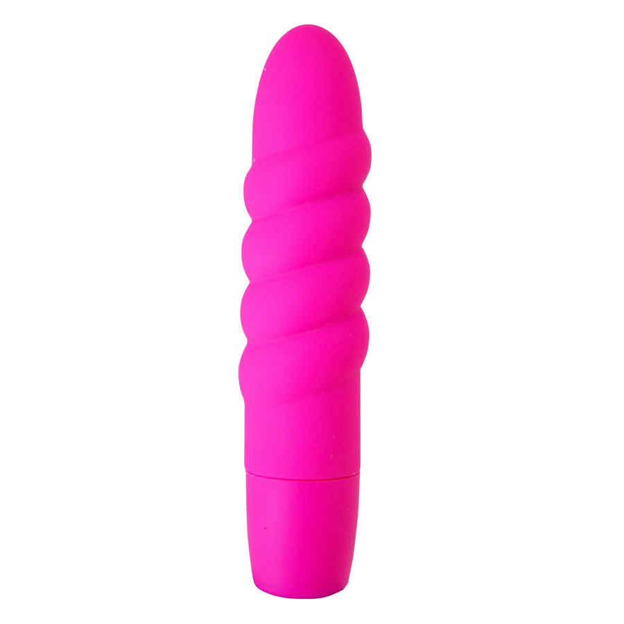 Náhled produktu Voděodolný minivibrátor Maia Toys Twistty LED Mini Bullet, růžový