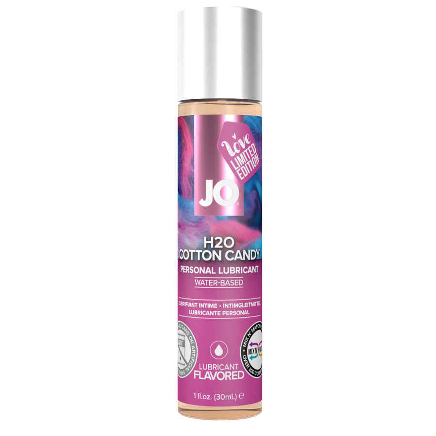 Náhled produktu Vodní lubrikační gel s příchutí System JO H2O Cotton Candy, 30 ml, cukrová vata