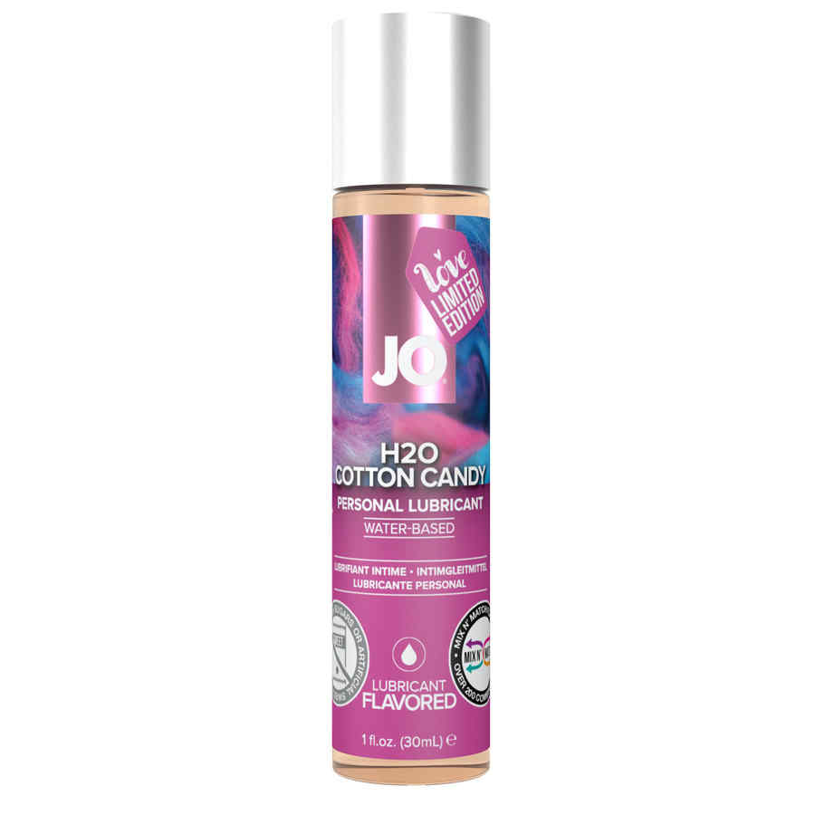 Náhled produktu Vodní lubrikační gel s příchutí System JO H2O Cotton Candy, 30 ml, cukrová vata