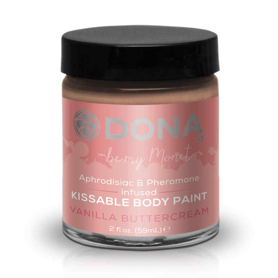 Náhled produktu Barva na tělo Dona Kissable Body Paint 59 ml, s příchutí vanilkový krém