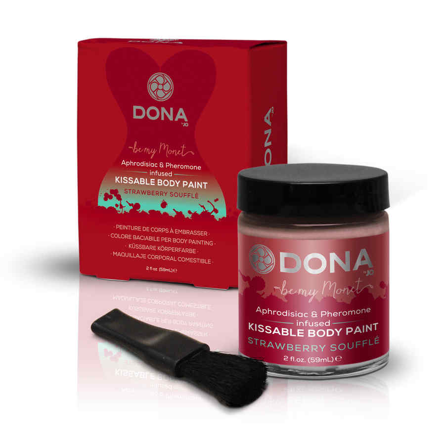 Hlavní náhled produktu Dona - Kissable Body Paint 59 ml - jahodové suflé  