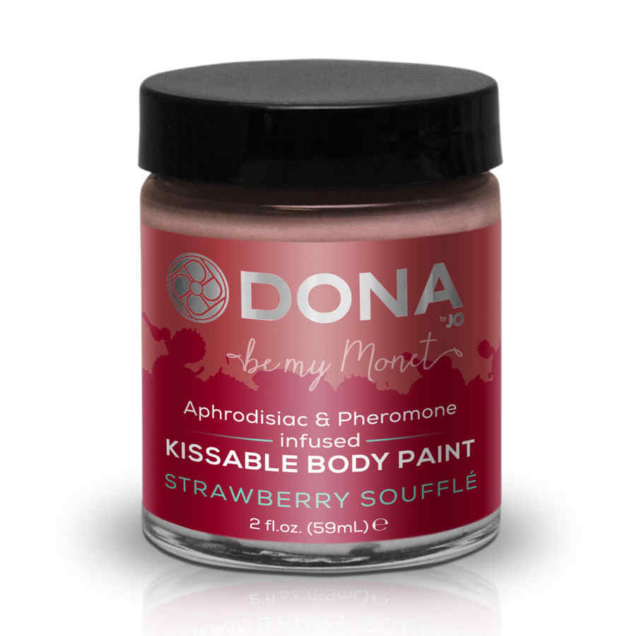 Náhled produktu Barva na tělo Dona Kissable Body Paint 59 ml, jahodové suflé