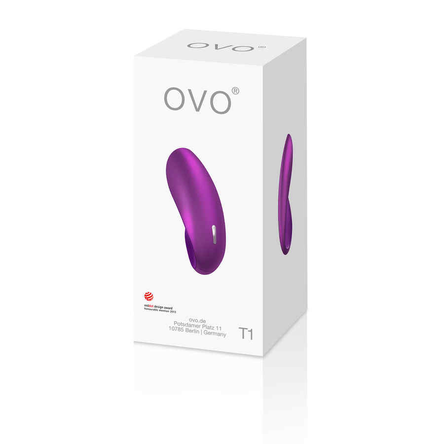 Náhled produktu Ovo - T1 vibrační stimulátor, metalická fialová