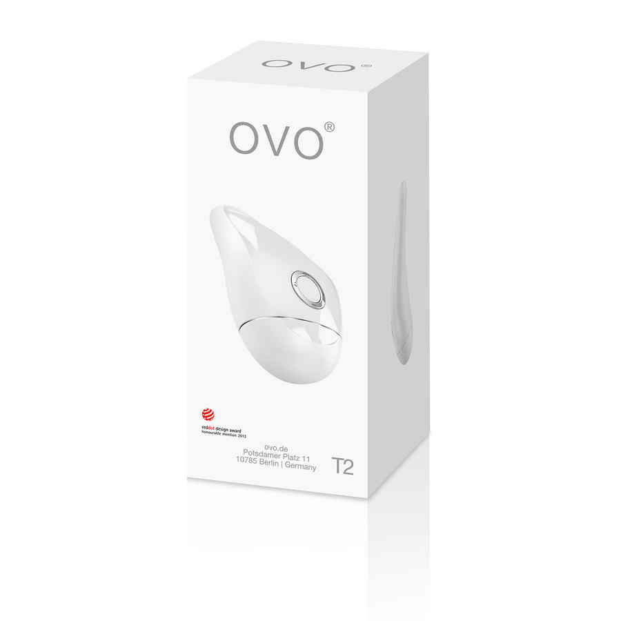 Náhled produktu Ovo - T2 vibrační stimulátor, bílá