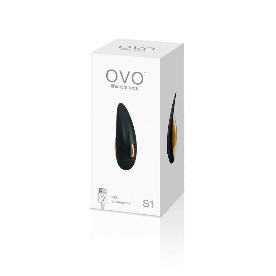 Náhled produktu Ovo - S1 nabíjecí vibrační stimulátor, černá