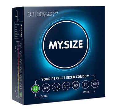 Náhled produktu Kondomy MY.SIZE 47 mm, 3 ks