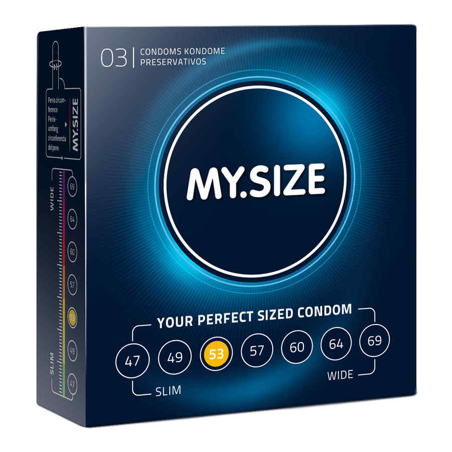 Náhled produktu Kondomy MY.SIZE 53 mm, 3 ks