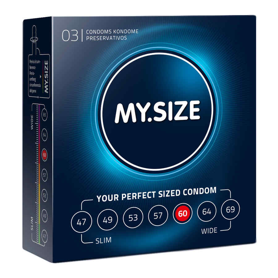 Hlavní náhled produktu MY.SIZE - 60 mm, 3 ks - kondomy pro velký penis