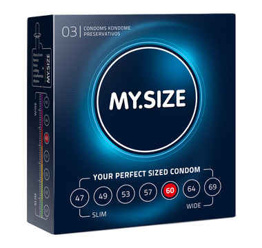 Náhled produktu Kondomy pro velký penis MY.SIZE 60 mm, 3 ks
