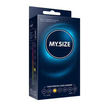 Náhled produktu MY.SIZE - 53 mm, 10 ks - klasické kondomy
