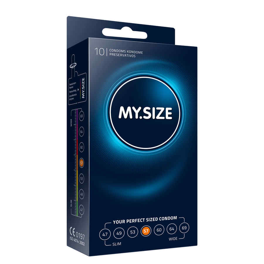 Hlavní náhled produktu MY.SIZE - 57 mm, 10 ks - kondomy pro velký penis