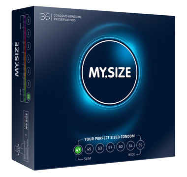 Náhled produktu MY.SIZE - 47 mm, 36 ks - kondom menších rozměrů