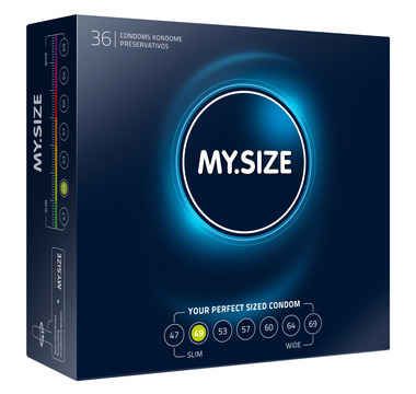 Náhled produktu MY.SIZE - 49 mm, 36 ks - klasické kondomy menších rozměrů
