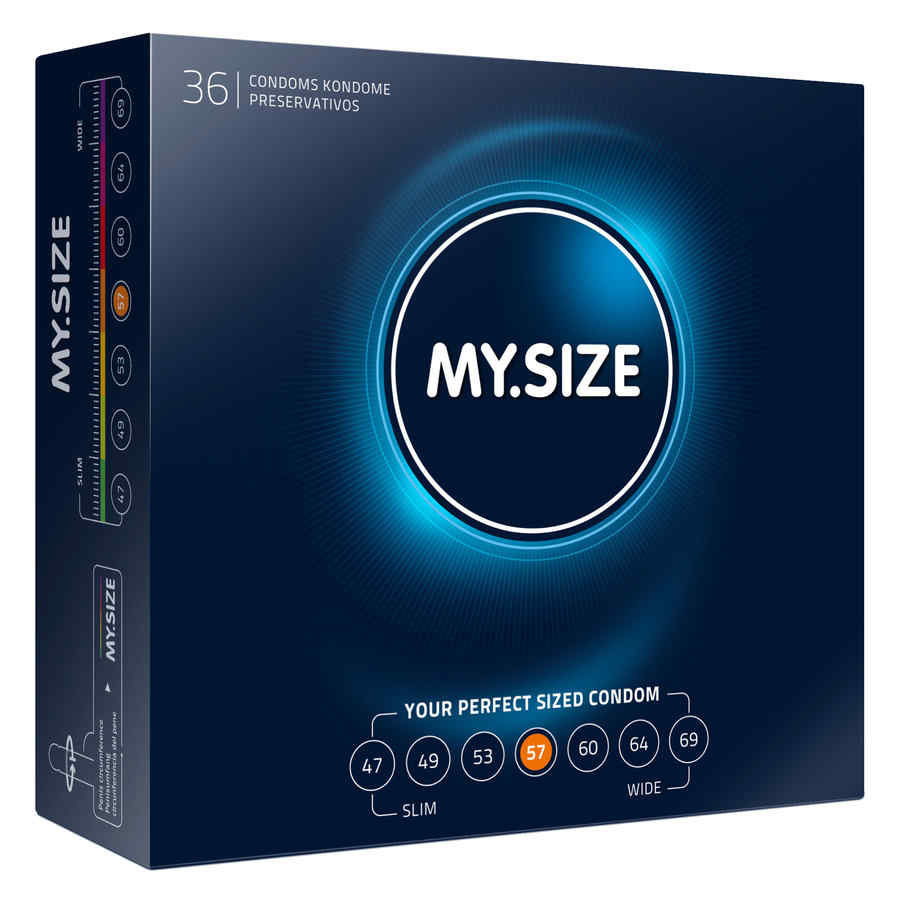 Hlavní náhled produktu MY.SIZE - 57 mm, 36 ks - kondomy pro velký penis