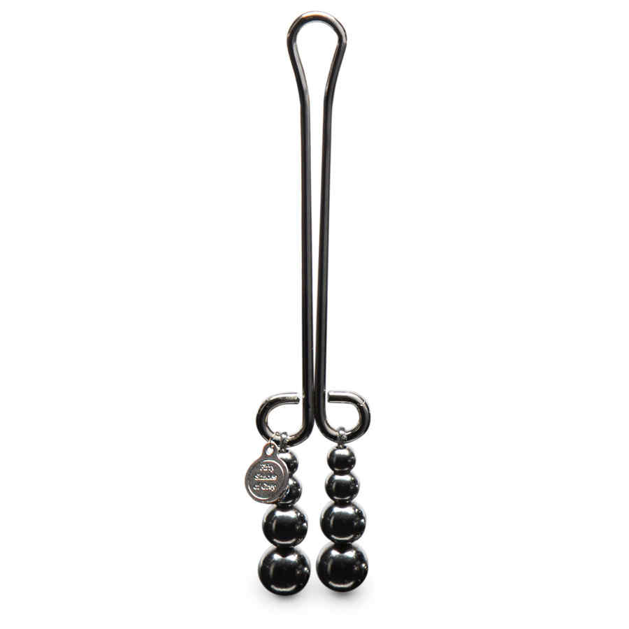 Náhled produktu Svorka na klitoris Fifty Shades of Grey Darker Just Sensation Beaded Clitoral Clamp