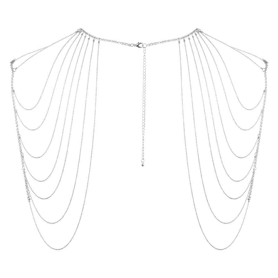 Náhled produktu Bijoux Indiscrets - Magnifique Shoulder Jewelry - šperk na ozdobení ramen, stříbrná