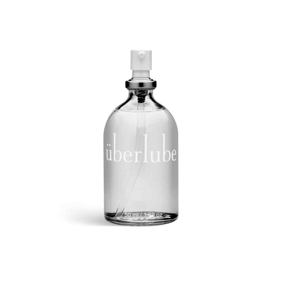 Hlavní náhled produktu Uberlube - Silikonový lubrikant ve skleněném flakonu s pumpičkou, 50 ml