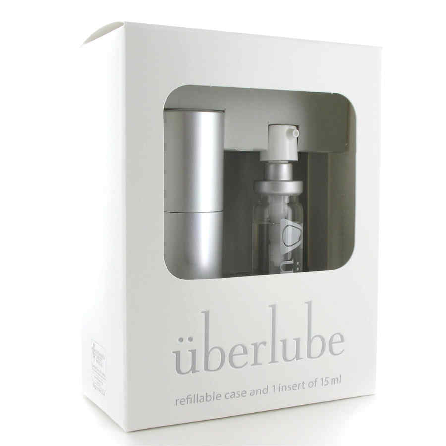 Náhled produktu Uberlube - Silikonový lubrikant v cestovním balení, 15 ml, stříbrná