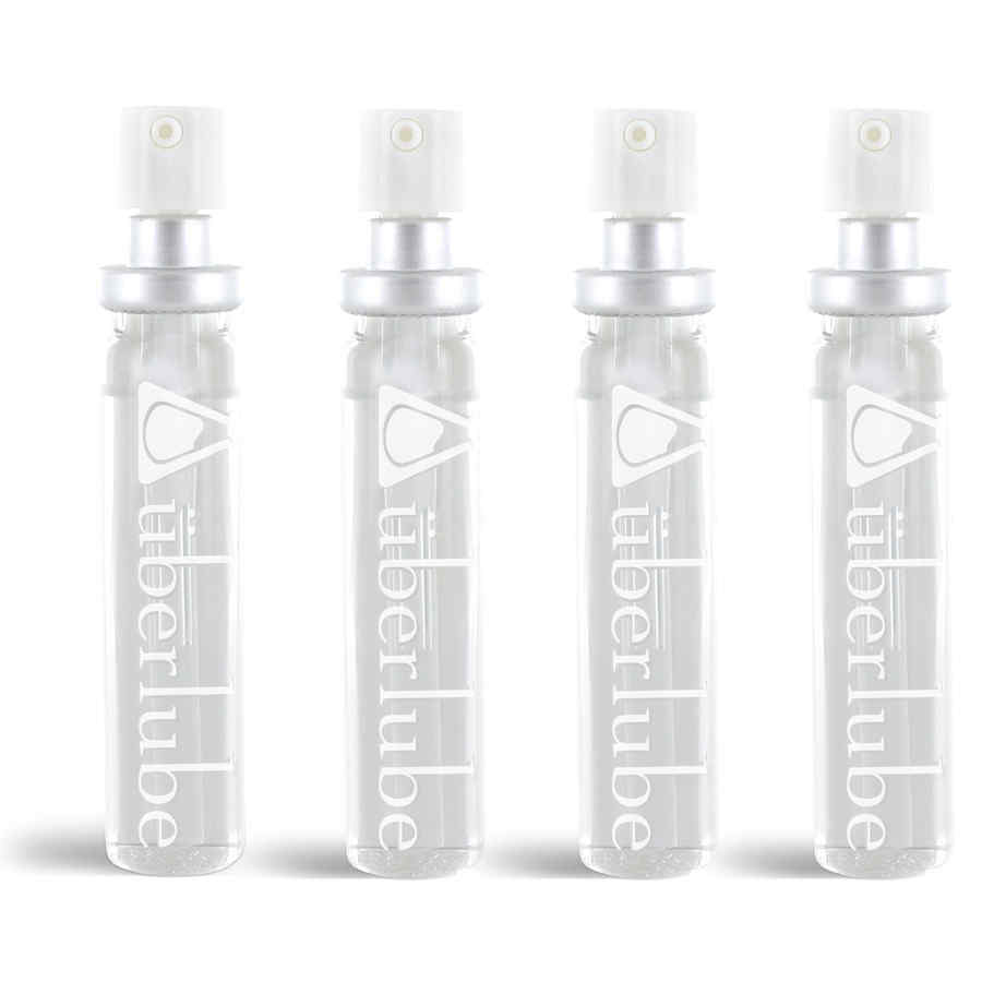 Náhled produktu Silikonový lubrikant Uberlube náhradní lahvičky do cestovního balení, 4 x 15 ml